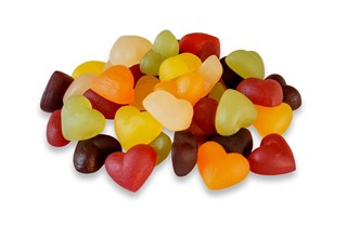 Bonbons coeur fruité