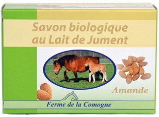 Savon au lait de jument - amande (/pce)