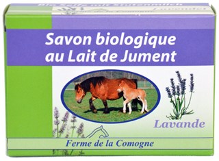 Savon au lait de jument - lavande (/pce)